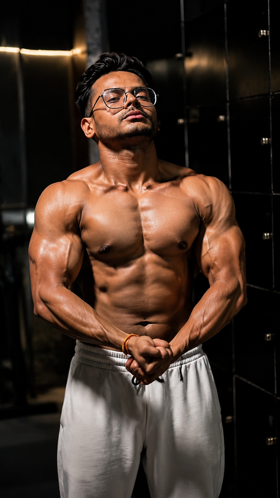 Same member after a 12-week program at The Muscle Monsters Gym Noida